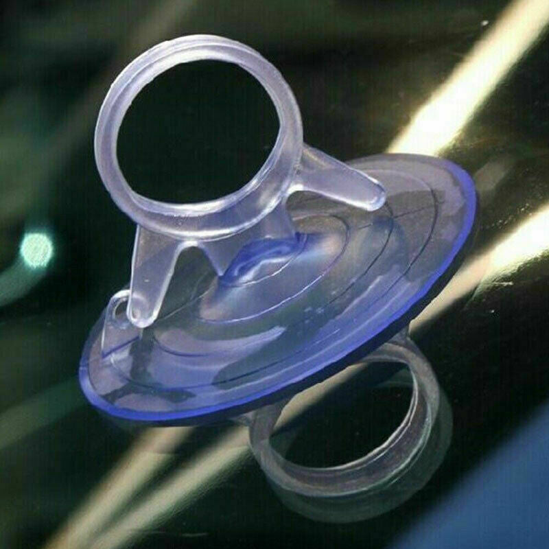 20 X 45mm Car Sunshade Suction PVC Cups Clear Rubber Plastic Window Suckers Pads
