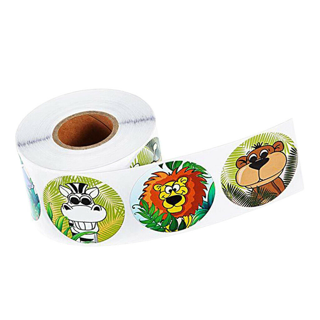 500x Round Stickers Gift Label Decorative Tags Decor Supplies Kids Toys