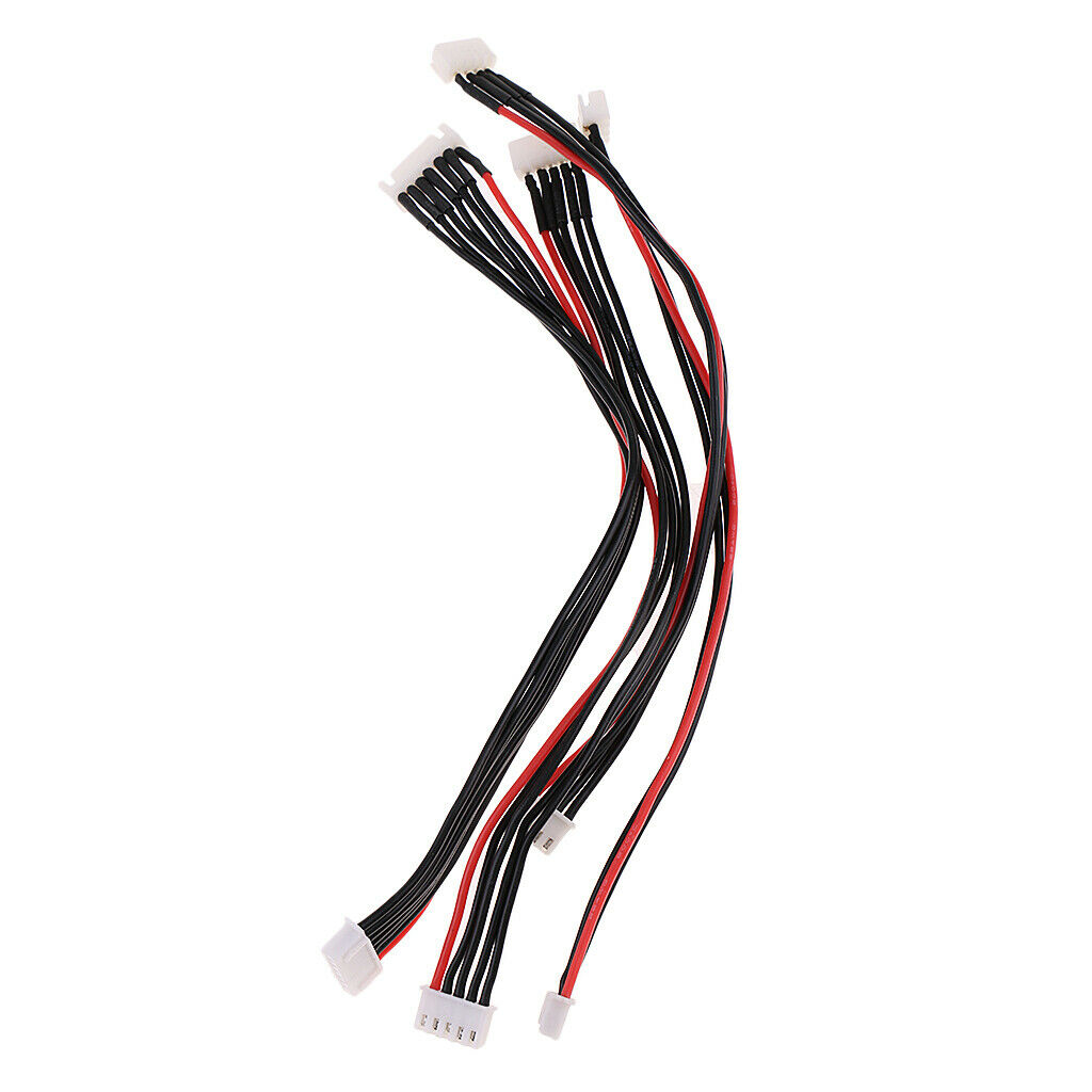 4 Pieces 2s 3s 4s 6s 20cm Lipo Charging Cable For Lipo Balance Cable