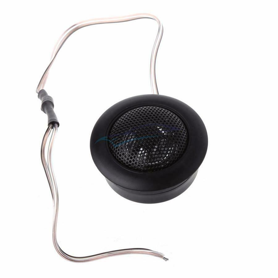 2 Pieces Heat-resitant Voice Coil 93dB/W Pure Sound Car Dome Speaker Tweeter