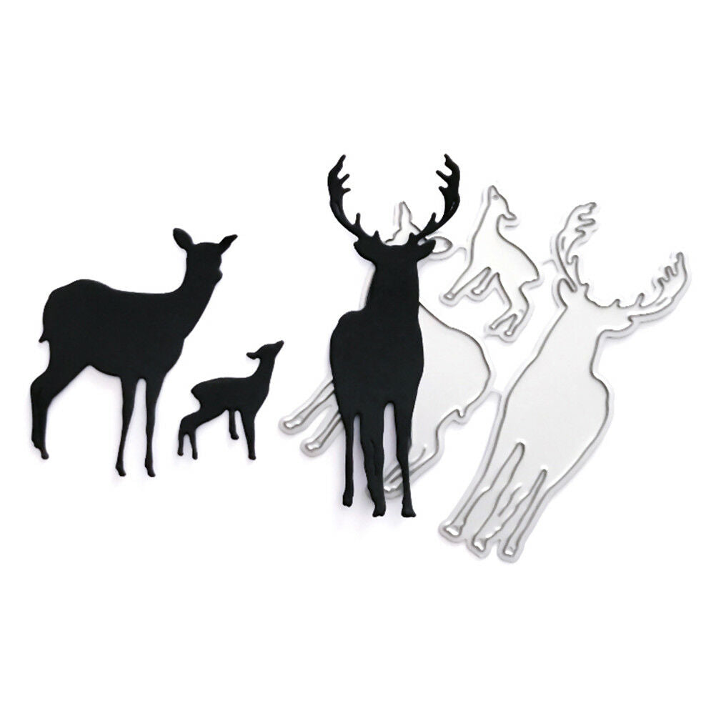 Elk Design Metal Cutting Dies For DIY Scrapbooking Card Paper Album BDAU