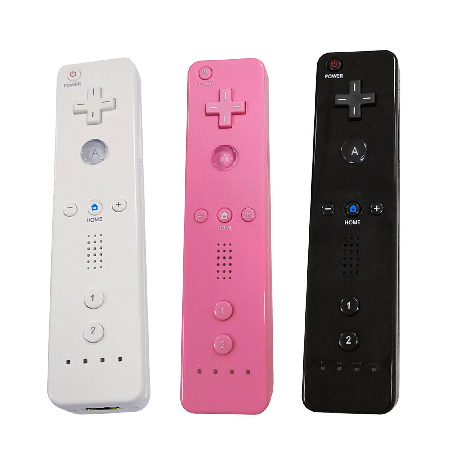 Remote Controller Remote Controller for Nintendo Wii and Wii U 1 Set pink
