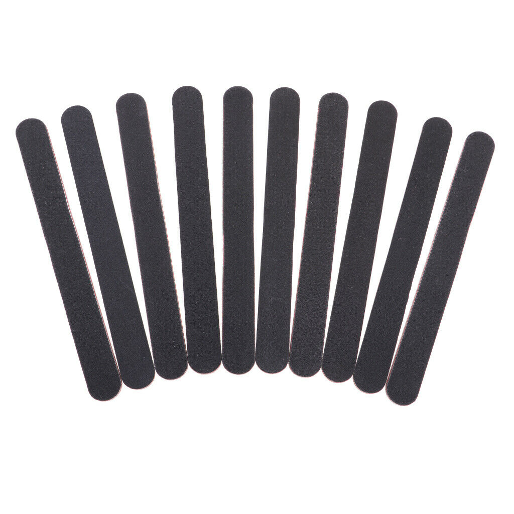 10Pc Double Side Sanding Polishing Burnishing Nail Art Nail Files Tool Kit