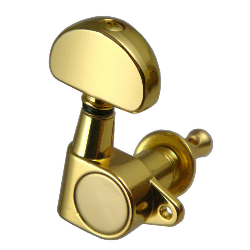 Lovoski 3R3L Acoustic Electric Guitar Tuning Pegs Keys Machine Head Golden