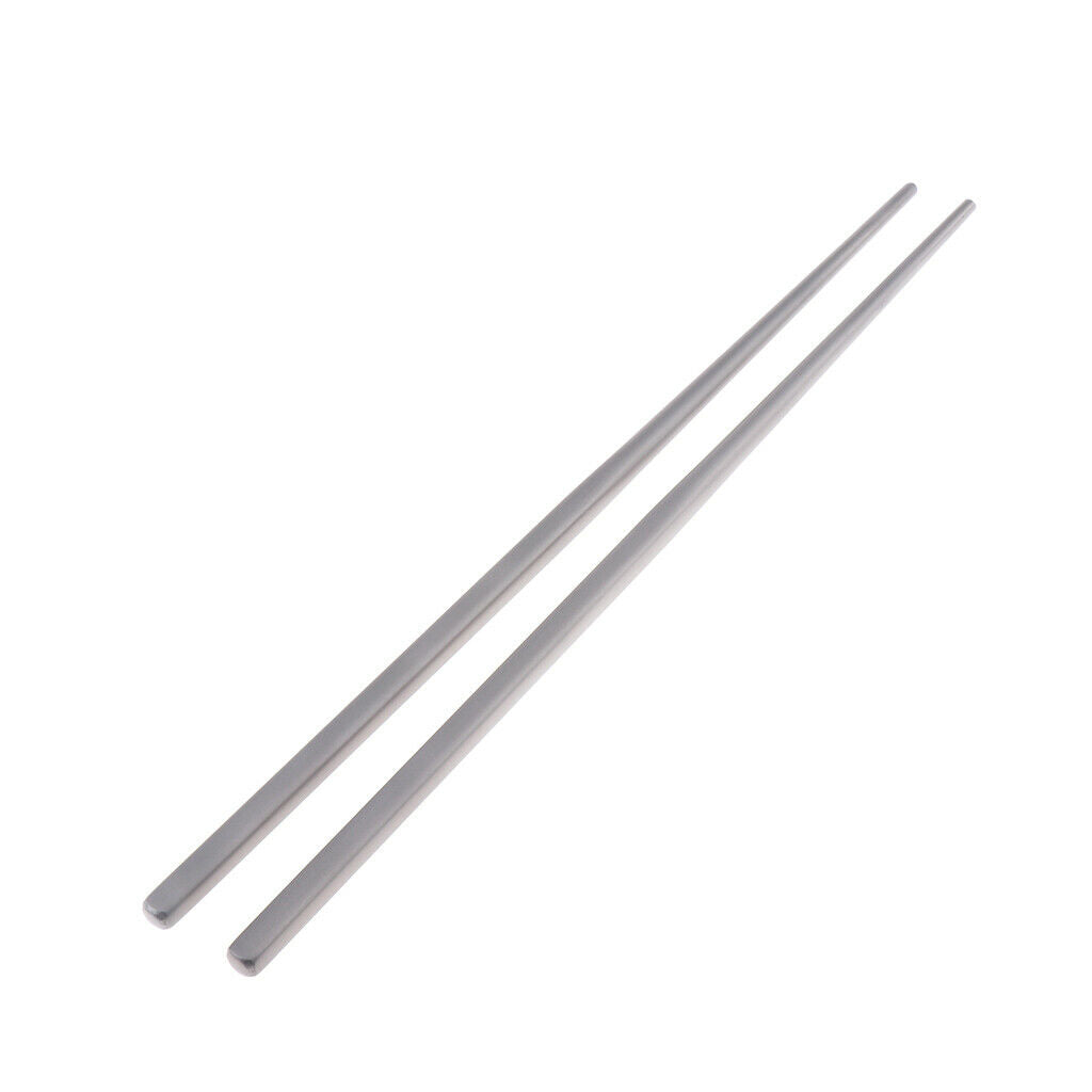 1 Pair Reusable Non- Portable Chopsticks Titanium Exquisite Utensils