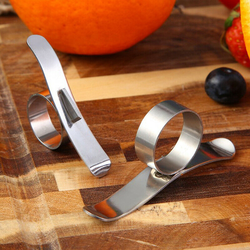 1pc Orange Peelers Stainless Steel Fruit Skin Parer Peeling Lime Lemon Op.l8
