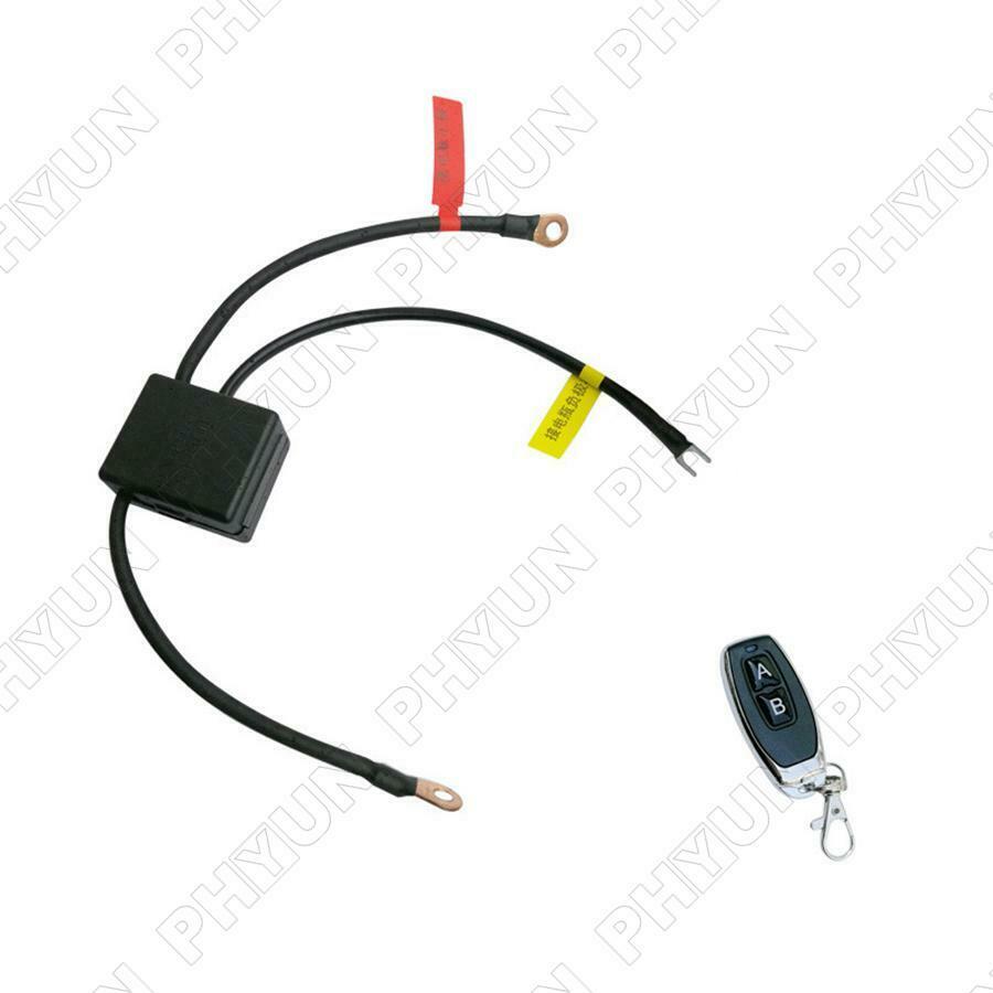 12V Motorcycle Battery Disconnect Cut Off Isolator Master Switch Wireless Remote