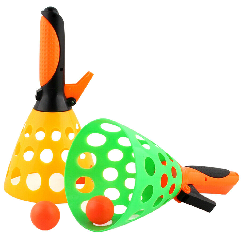 and Catch Game Beach Toys Gifts for Kids 2 Launcher Baskets&3 Balls