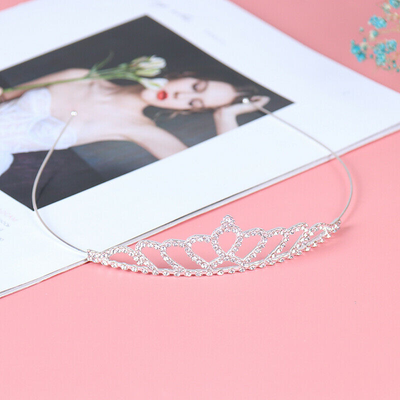 Kids Girls Princess Hairband Party Crown Headband Crystal Hair AccessoriesJCA YR
