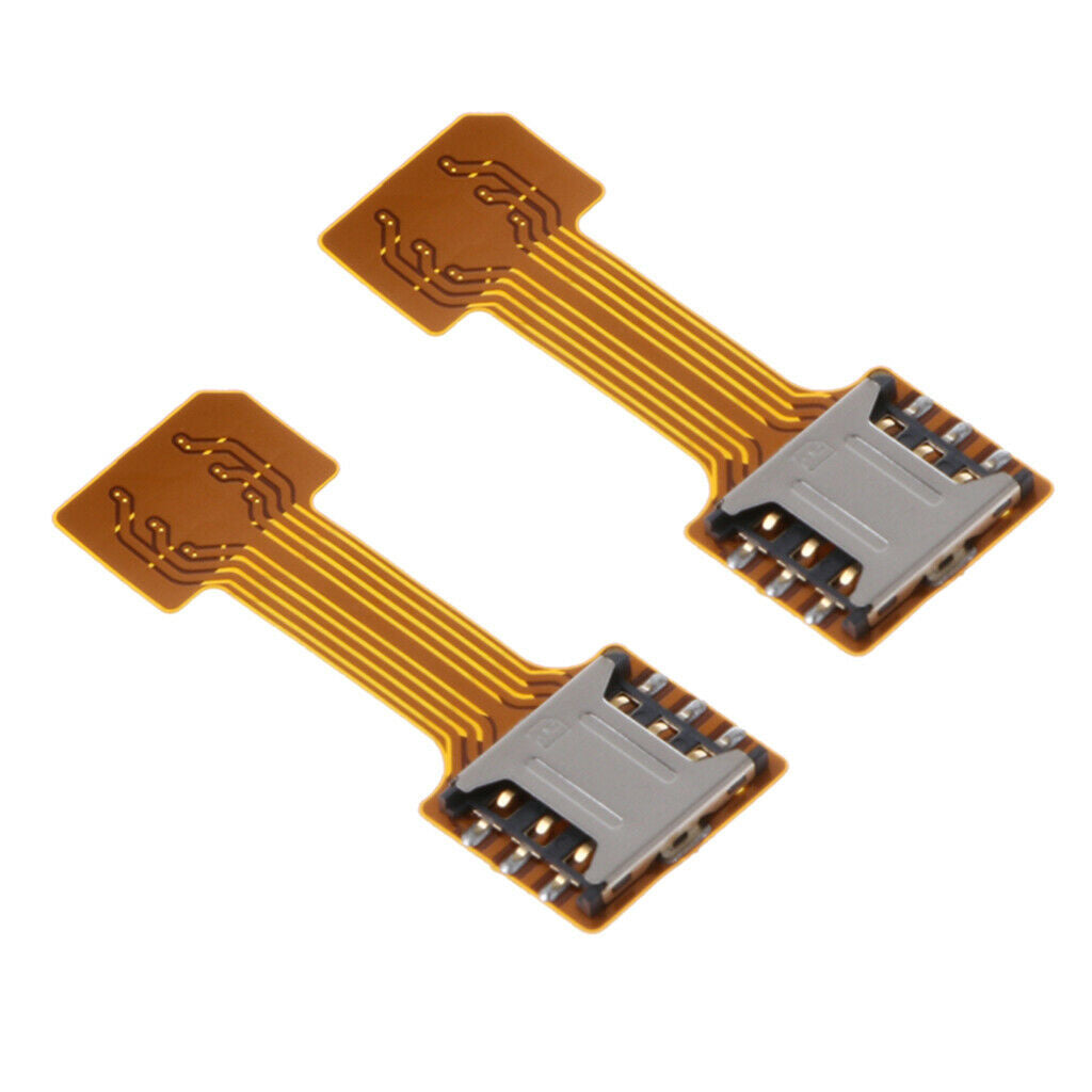 2x TF Card Extender Adapter Takes Place Directly In The Dual SIM Slot