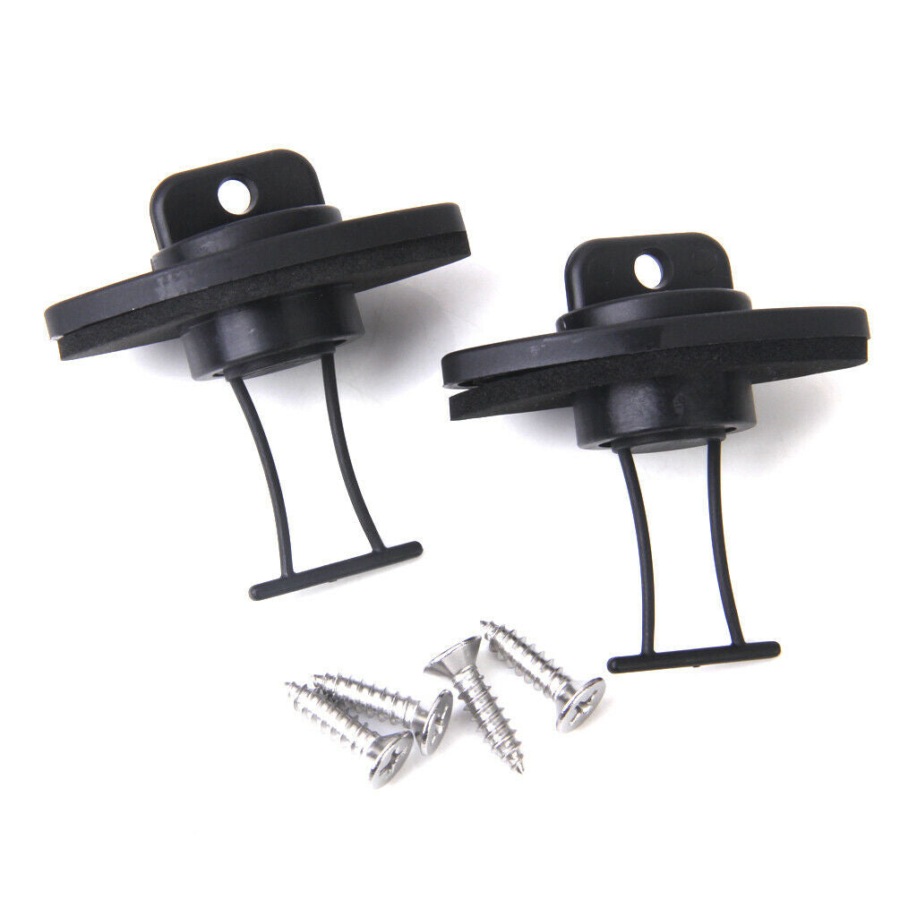 1PC HANDLES + 2PCS Universal Hull Drain Plug Replacements for Kayak Canoes Boat