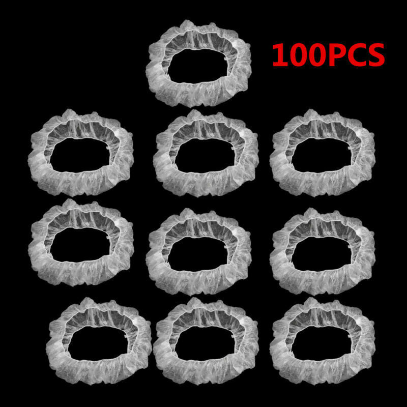 100pc Universal Clear Plastic Disposable Steering Wheel Cover for Auto Car Truck
