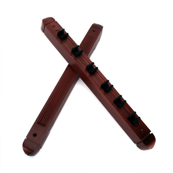Roman Style 6-Place Wall Rack/Holder Pool/Billiard Cue Stick Wall Cue Rack