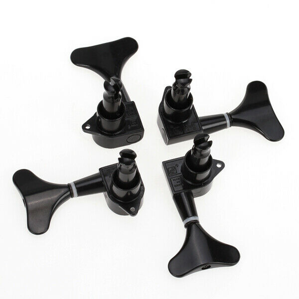 4R black zinc alloy bass guitar machine heads machine heads tuning pegs