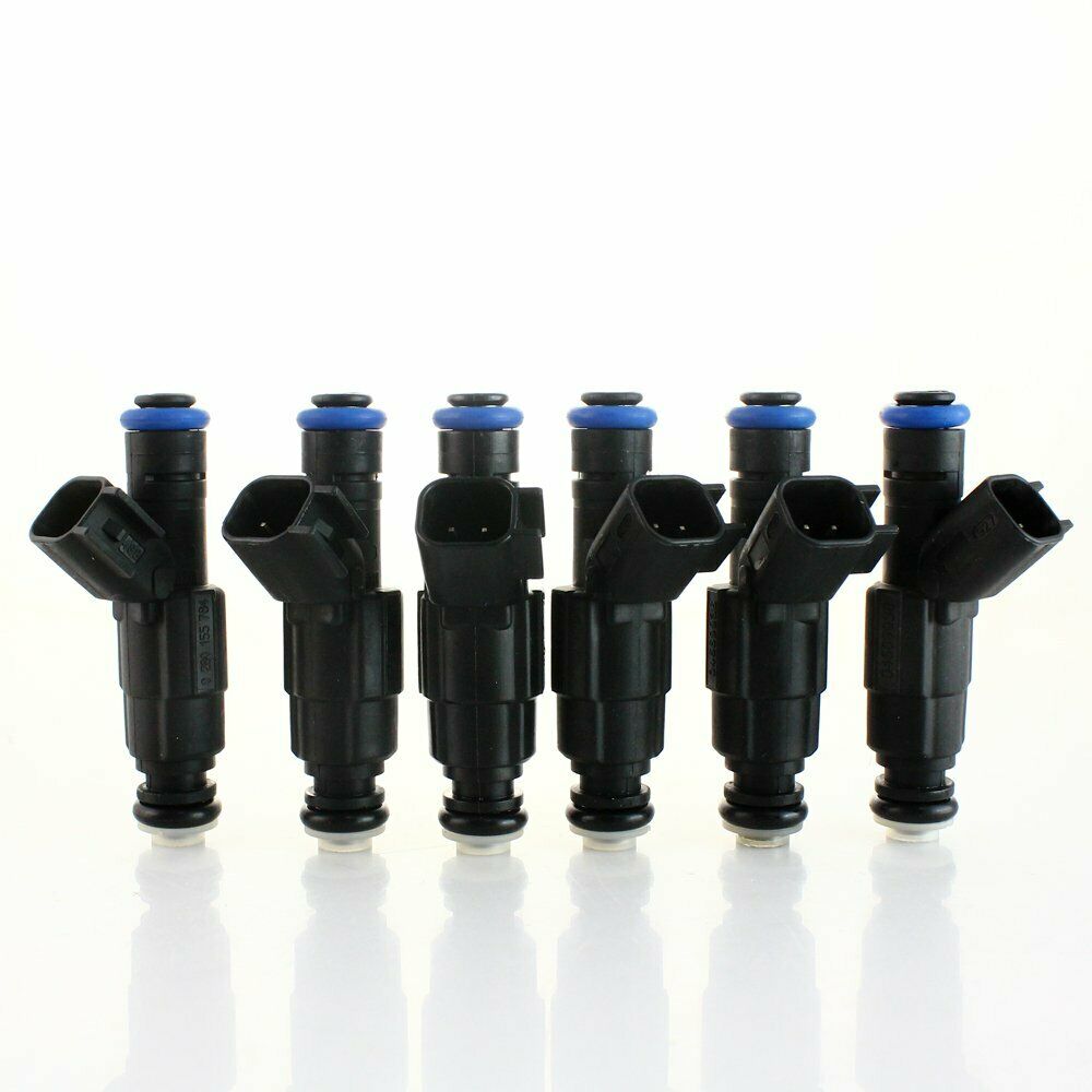 6x 4-Holes Latest Upgrade Fuel Injectors Fit 99-04 4.0L JP Cherokee 0280155784