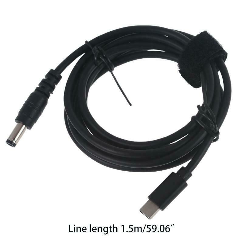 Fast Charging USB-C Type-C to DC 5.5x2.1mm Cable Charging Accessories PD 65W
