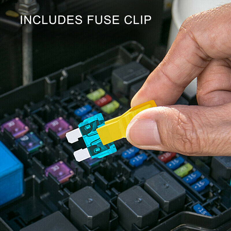 100Pcs Car Blade Fuse Assortment Kit Blade Set Automotive Truck with Box 2A-35A