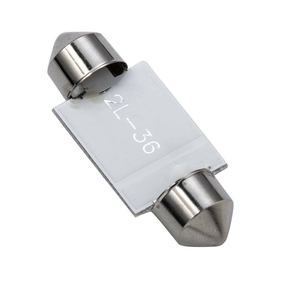 10* 24V 36mm C5W Festoon LED COB Reading Map Door Licence Plate Dome Bulb Light.