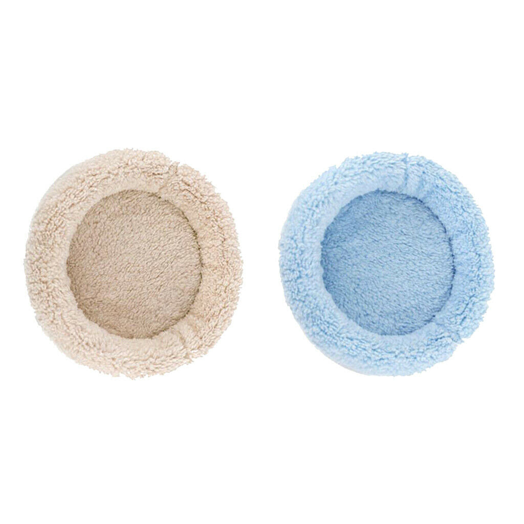 2-Pack Hamster Bed Soft Warm Cushion for Small Animals, Hamsters, Guinea Pigs &