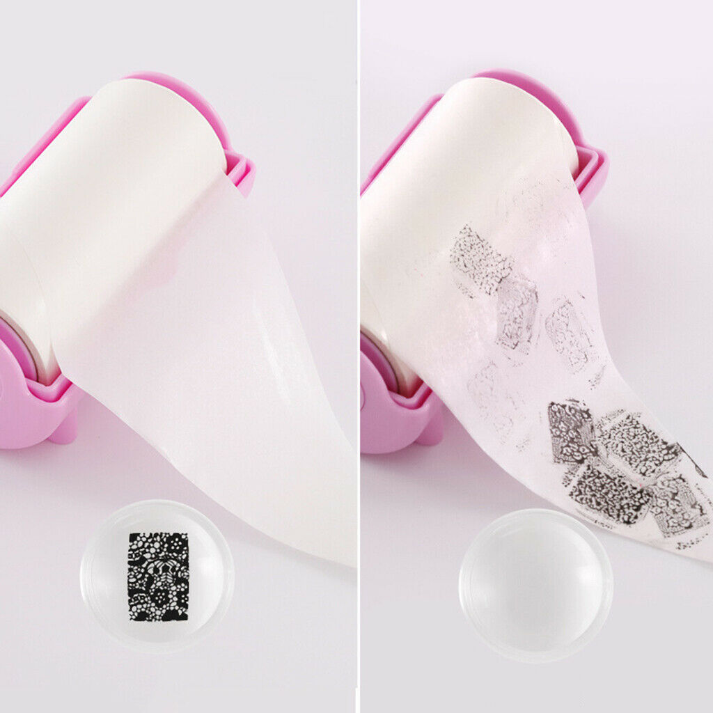 Practical Nail Stamping Deoiler Remover Nail Art Tools Quickly Pink