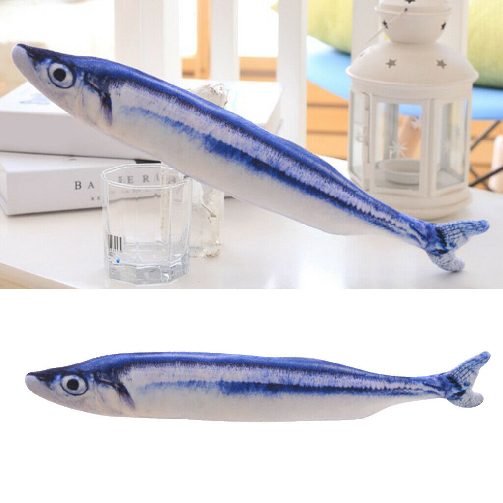 Set of 2 Cat Moving Flopping Fish Toys Cat Chew Kicker For Pet Cat Supplies