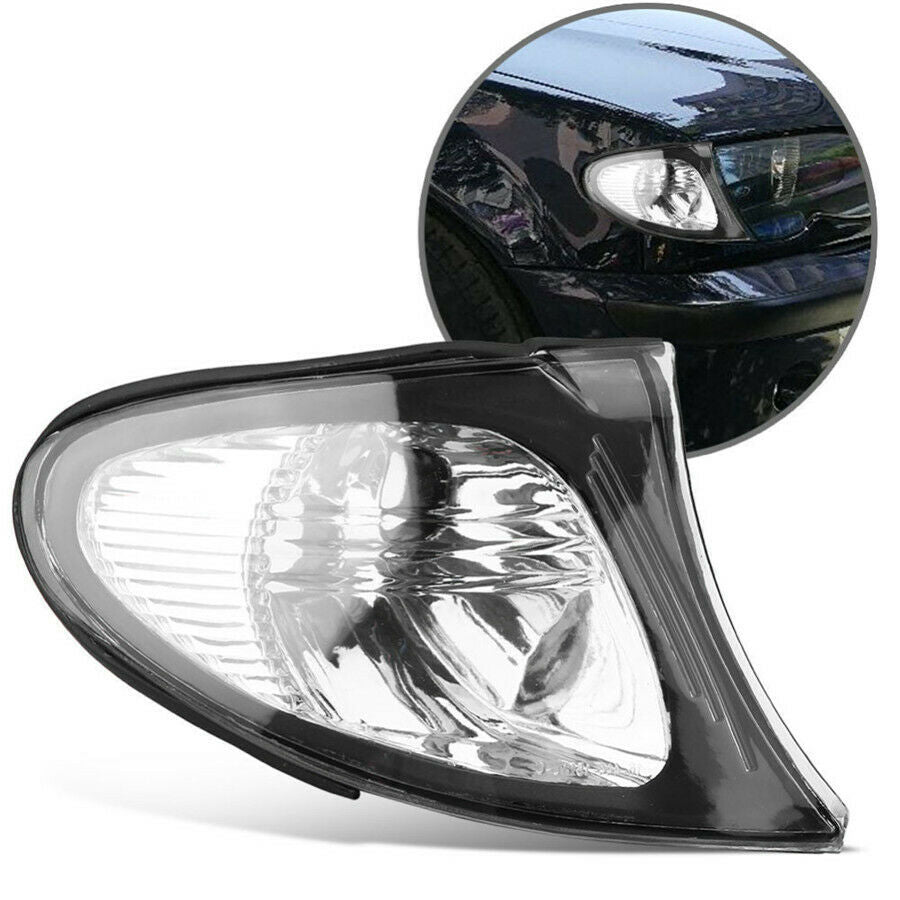 Pair Corner Turn Signal Light For 2002-2005 BMW 325i 330i 325xi 330xi 4-Door