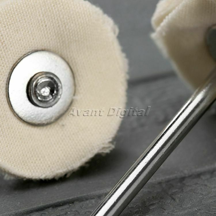 20Pcs Cloth Polishing Wheel Buffer Pad Grinder Power Rotary Tool Accessories
