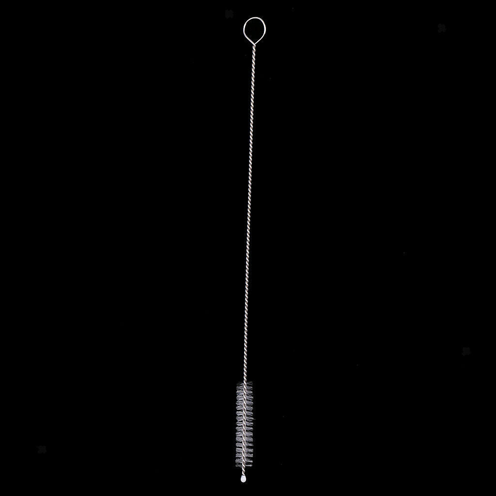 25x Reusable Hard Plastic Drinking Stripe Straws+Cleaning Brush Party Decor