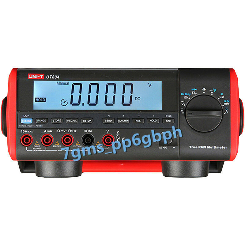 1PCS UNI-T UT804 Digital Autoranging Bench Top Multimeter Max.39999 100kHz RS