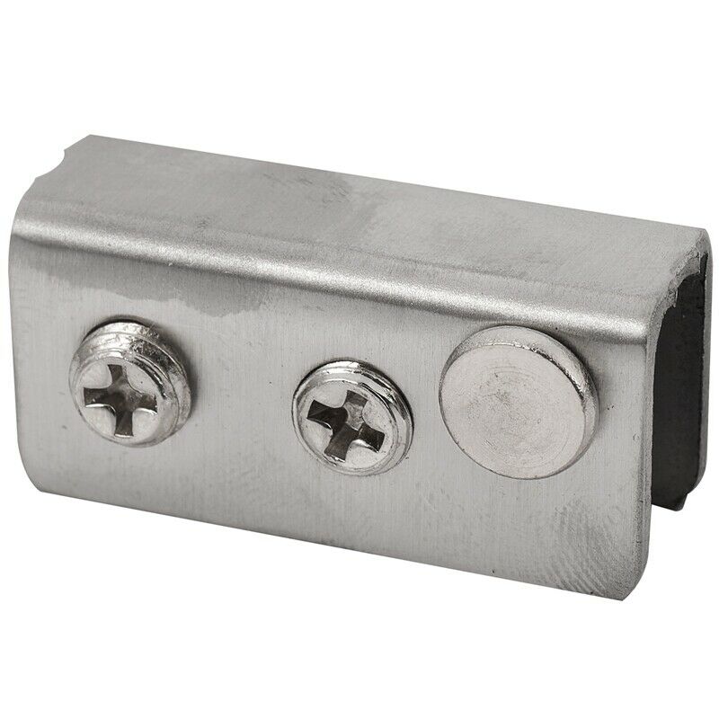 Stainless Steel Glass Door Pivot Hinge Double Head Magnetic Catch Set for 5-8MJ5