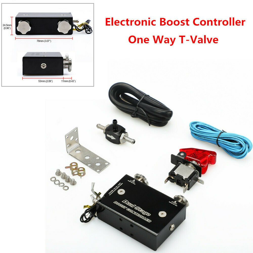 Car SUV Dual Stage Electronic Turbo Boost Controller PSI Turbocharger Switch Kit