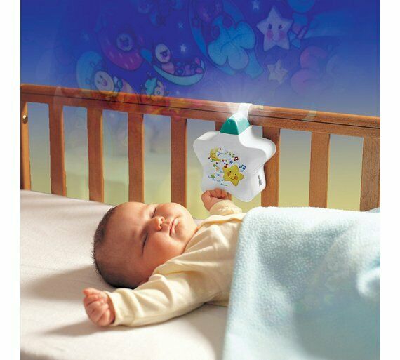 Y7585 Starlight Dreamshow: White Kids Childrens Bedtime Dreamshow Baby 0+ Months