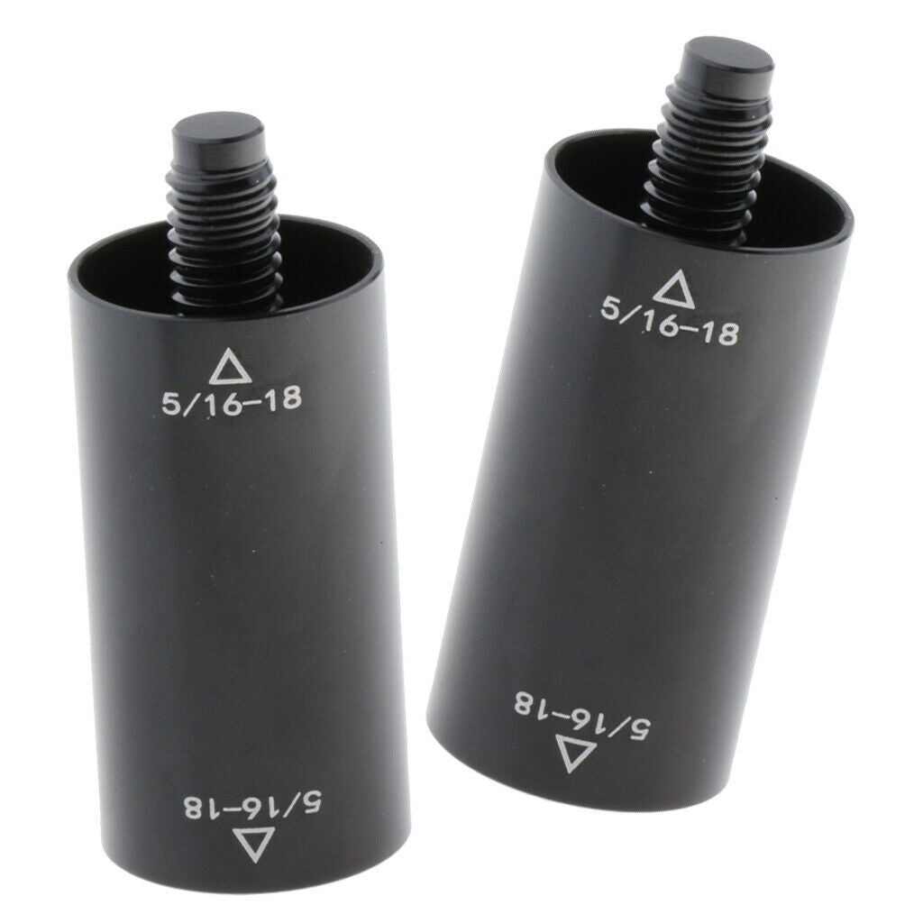 Pack of 2 Pool Cue Extension Shaft Extender Reach Rod Connector Extend Joint