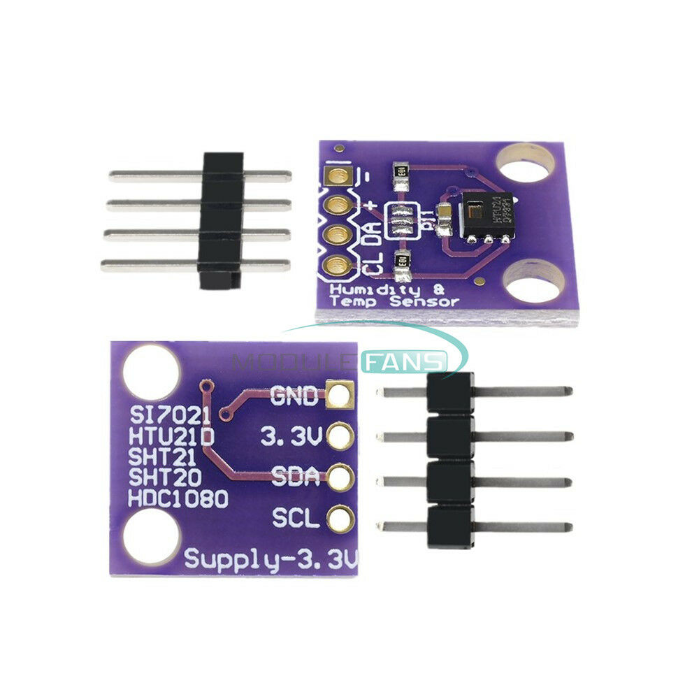 I2C Temperature&Humidity Sensor GY-213V-HTU21D Replace SHT21 SI7021 HDC1080