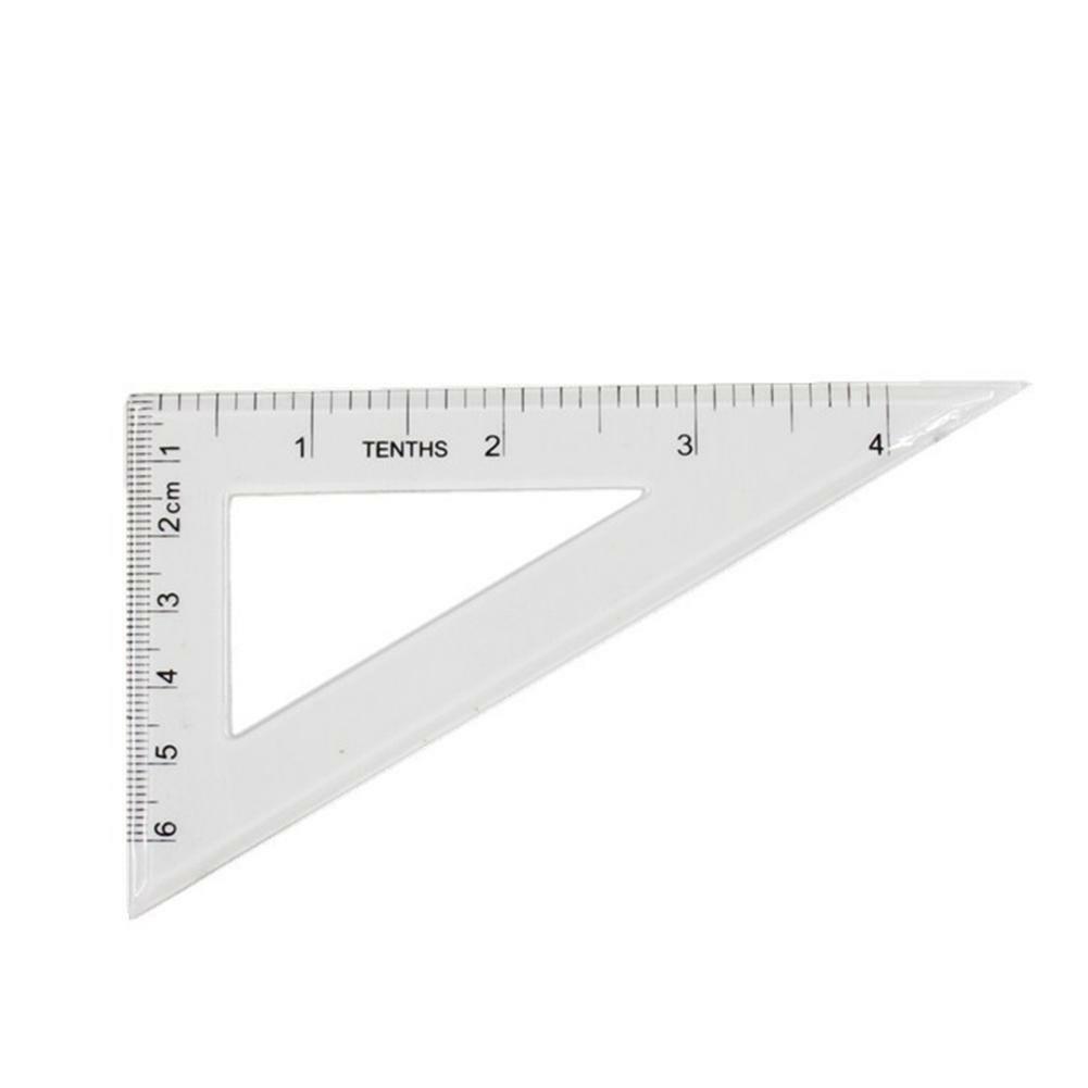 Students Maths Geometry Stationery Ruler Set Squares Triangle Ruler Protractor n