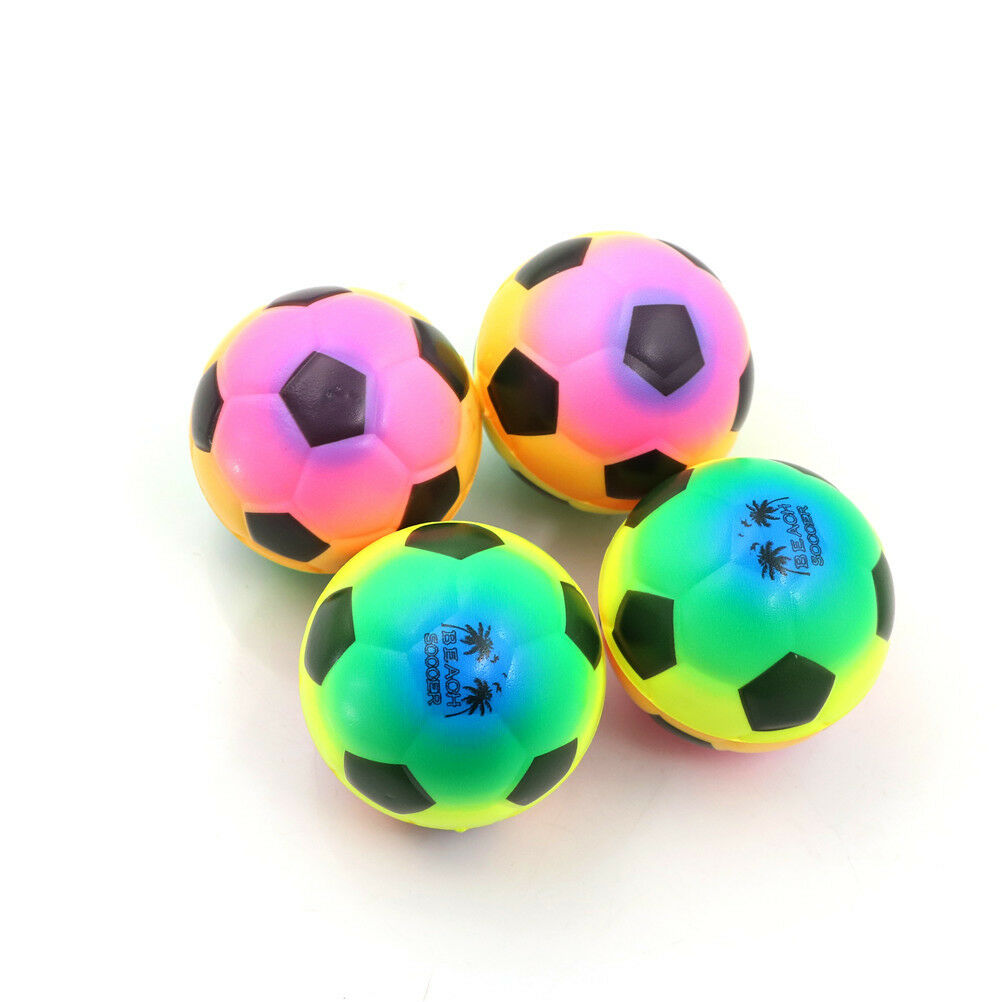 1PC Colorful Mini Football Squeeze Foam Ball Stress Relief Vent Ball Kids .l8