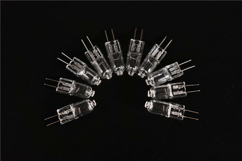 10Pcs New Super Bright G4 12V 10w Tungsten Halogen Base Bulb Lamp Ligh.l8