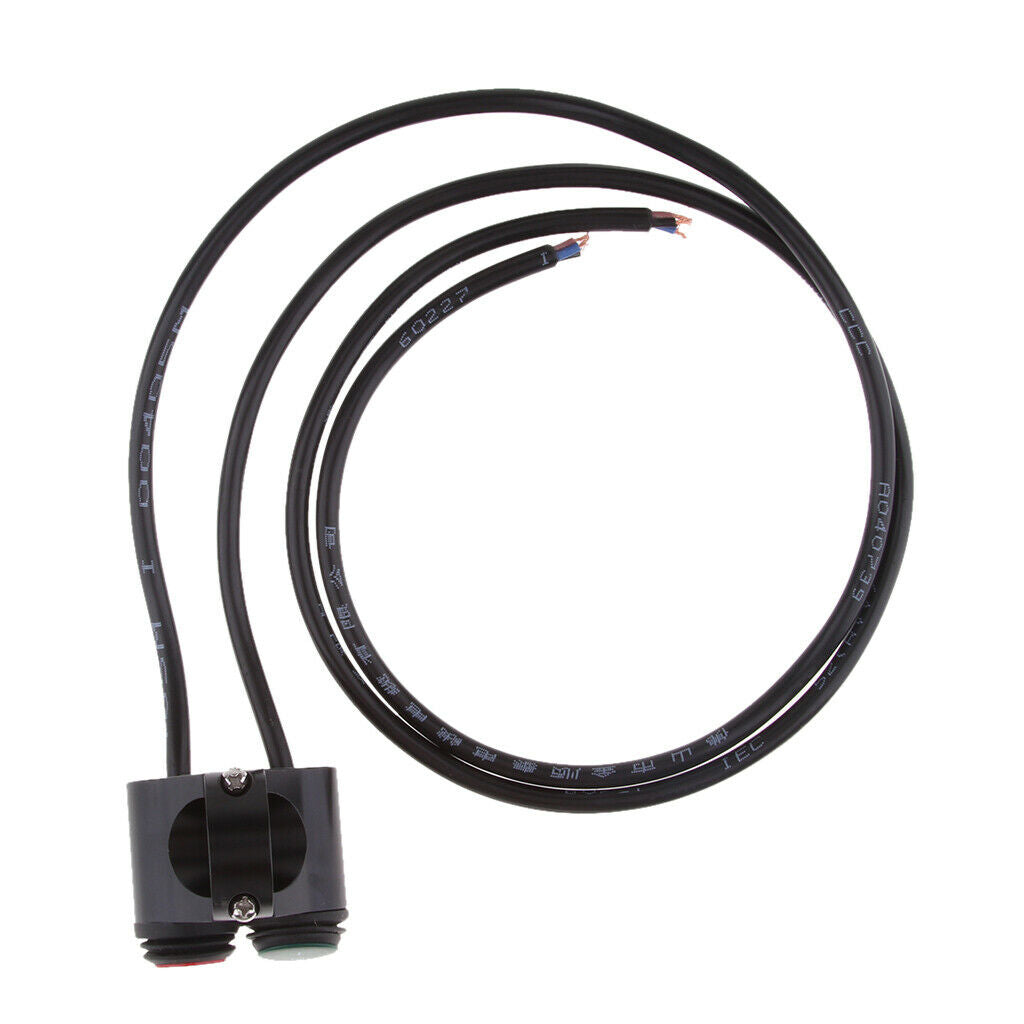 Motorcycle 22mm 7/8" Handlebar 2 Control Button Switch On/Off with Indicator