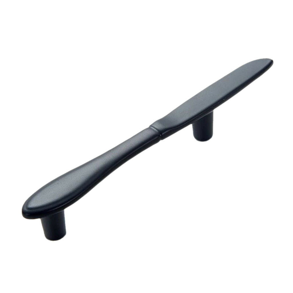 3Pcs Door Knob Drawer Cabinet Pull Handle - Home Decor DIY Hardware Black