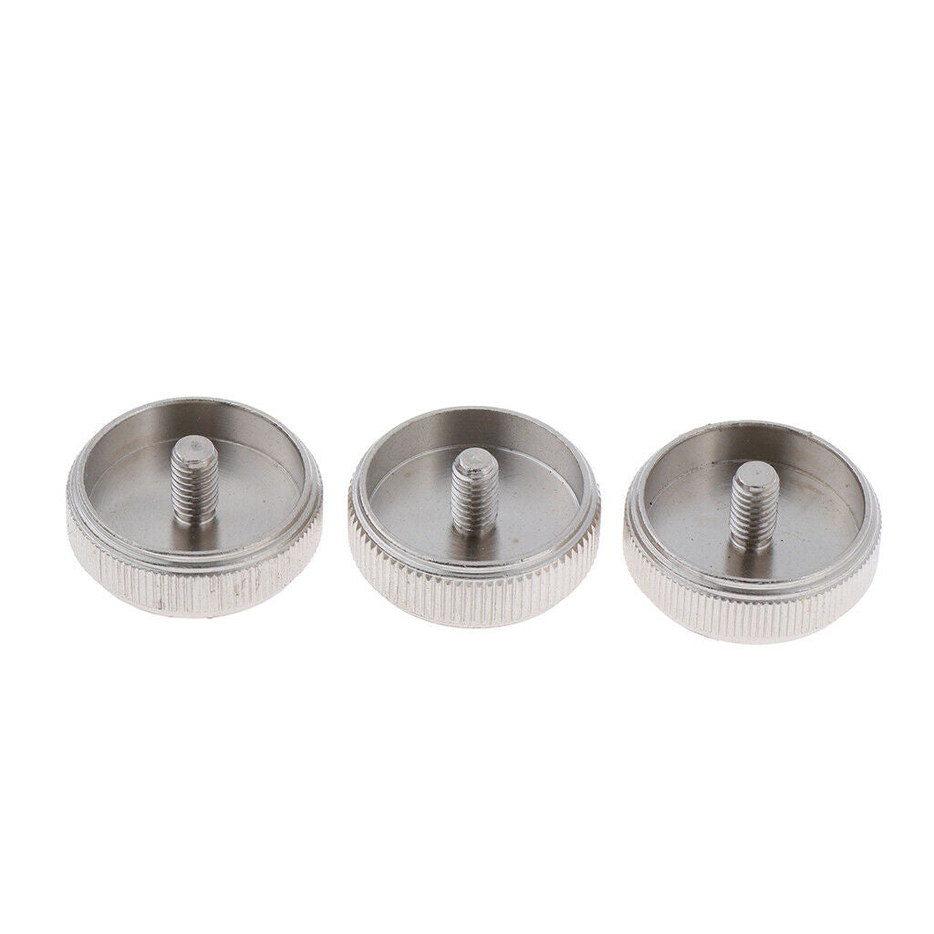 3 Pieces Trumpet Valve Finger Buttons Replacement for Euphonium Brass Wind