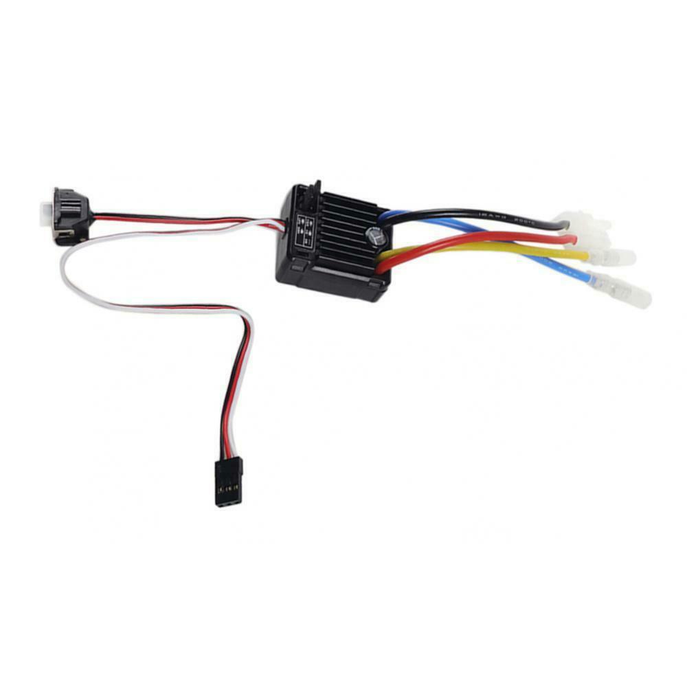 1060 60A Brushed Electronic Speed Controller ESC For 1:10 RC Waterproof