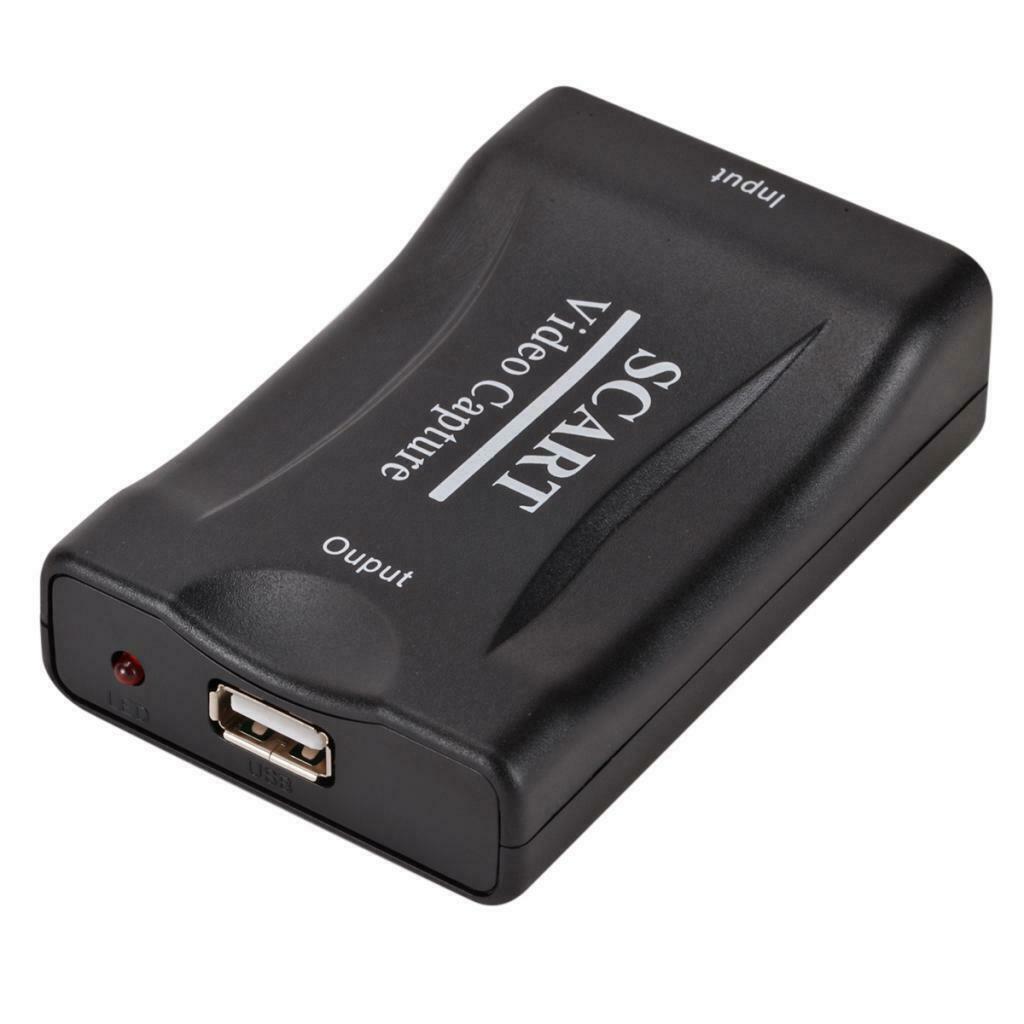 Professional SCART To USB2.0 Video Audio Converter Adapter Grabber for DVD HDTV