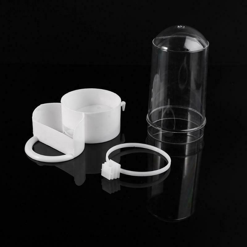 Bird Feeder Automatic Food Water Feeding Parrot Hamster Pet Clip Cage Dispenser