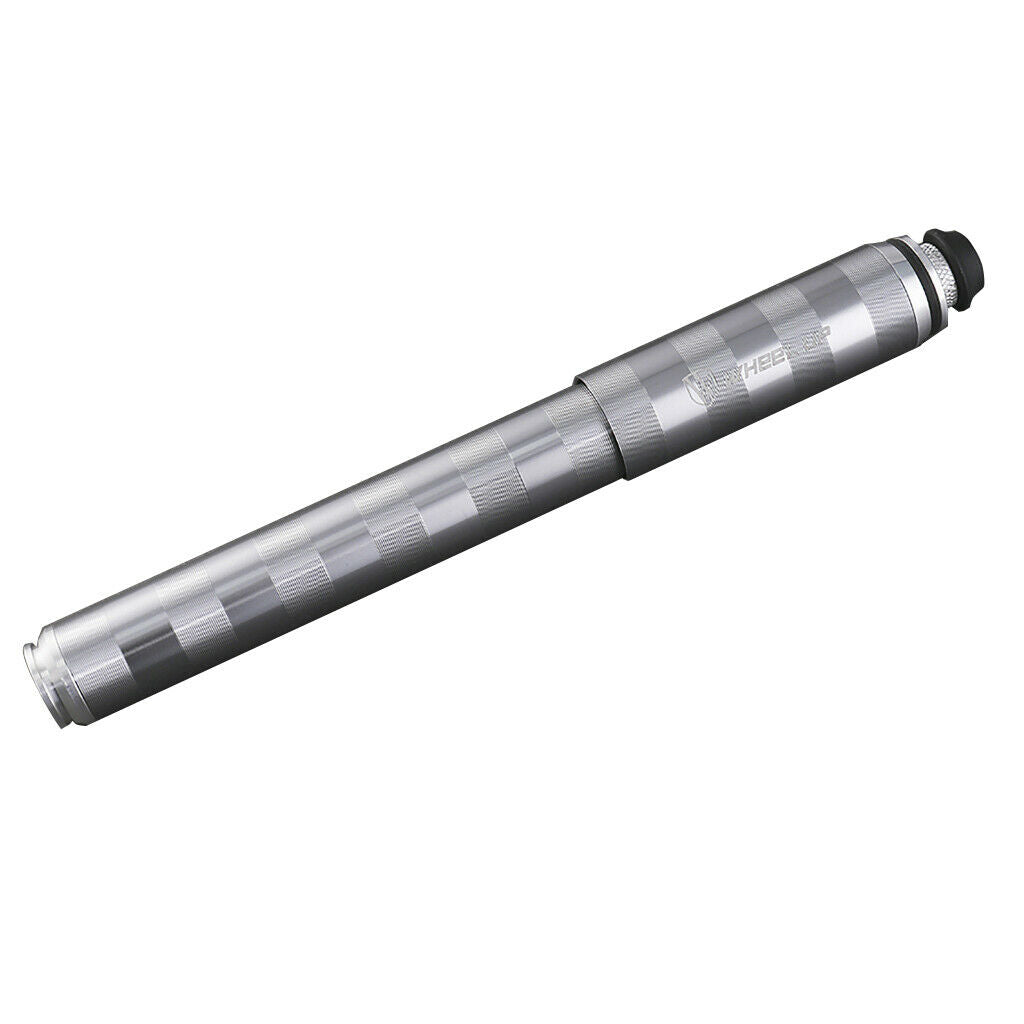 Portable Bike Mini Pump with Gauge 160 psi Presta Schrader Dual Valve Pump