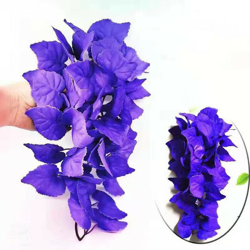 Aquarium   Tank Ornaments Cane Plants Reptile Hideaway Hideouts Purple