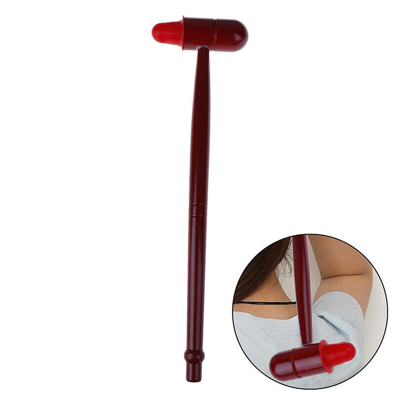 Massage Solid Wood Massage Hammer Knock Back Hammer Stick Rubber Hammer R.l8
