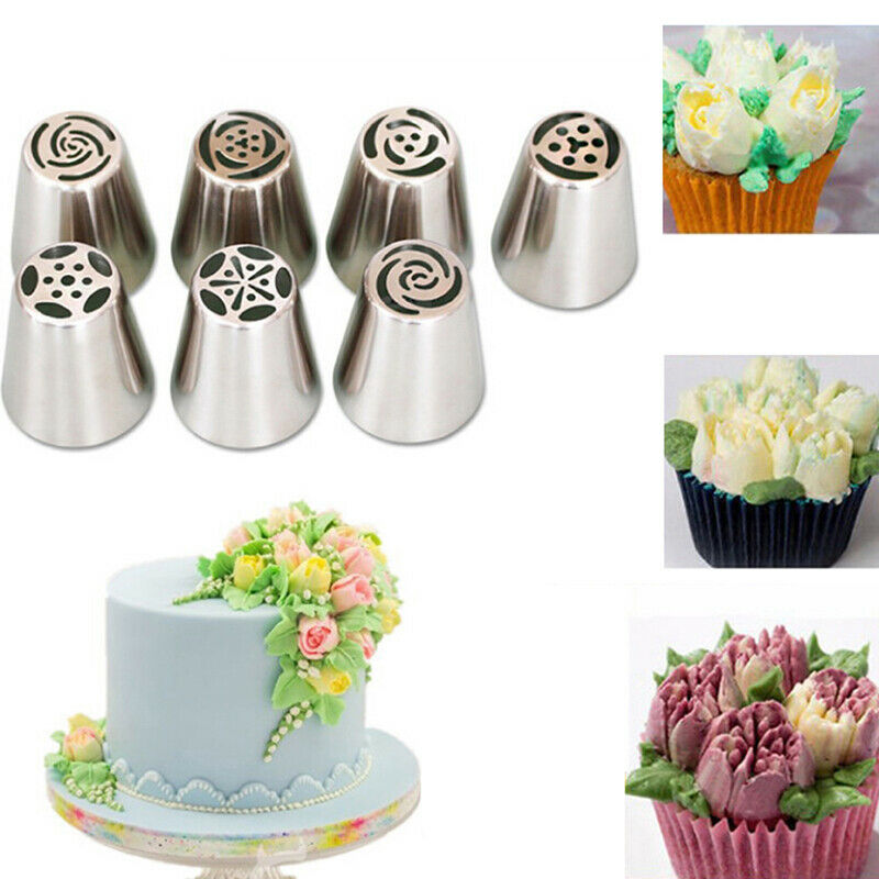 Russian Icing Piping Nozzles Tips Cake Decorating Sugarcraft Pastry Baking T Kt