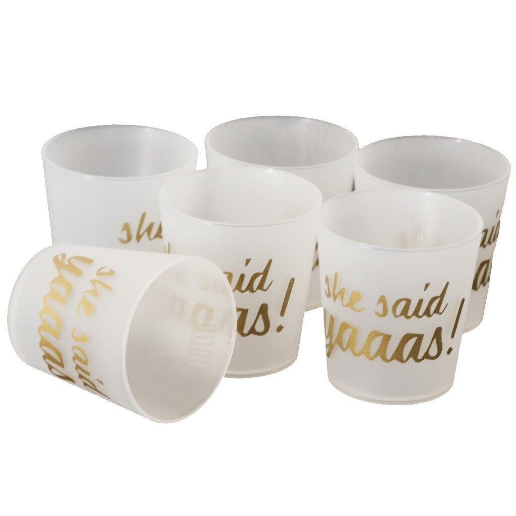 6pcs Plastic Ultra Clear Squat Cups is for Cupcake, Icecream, Cocktail Wine, for