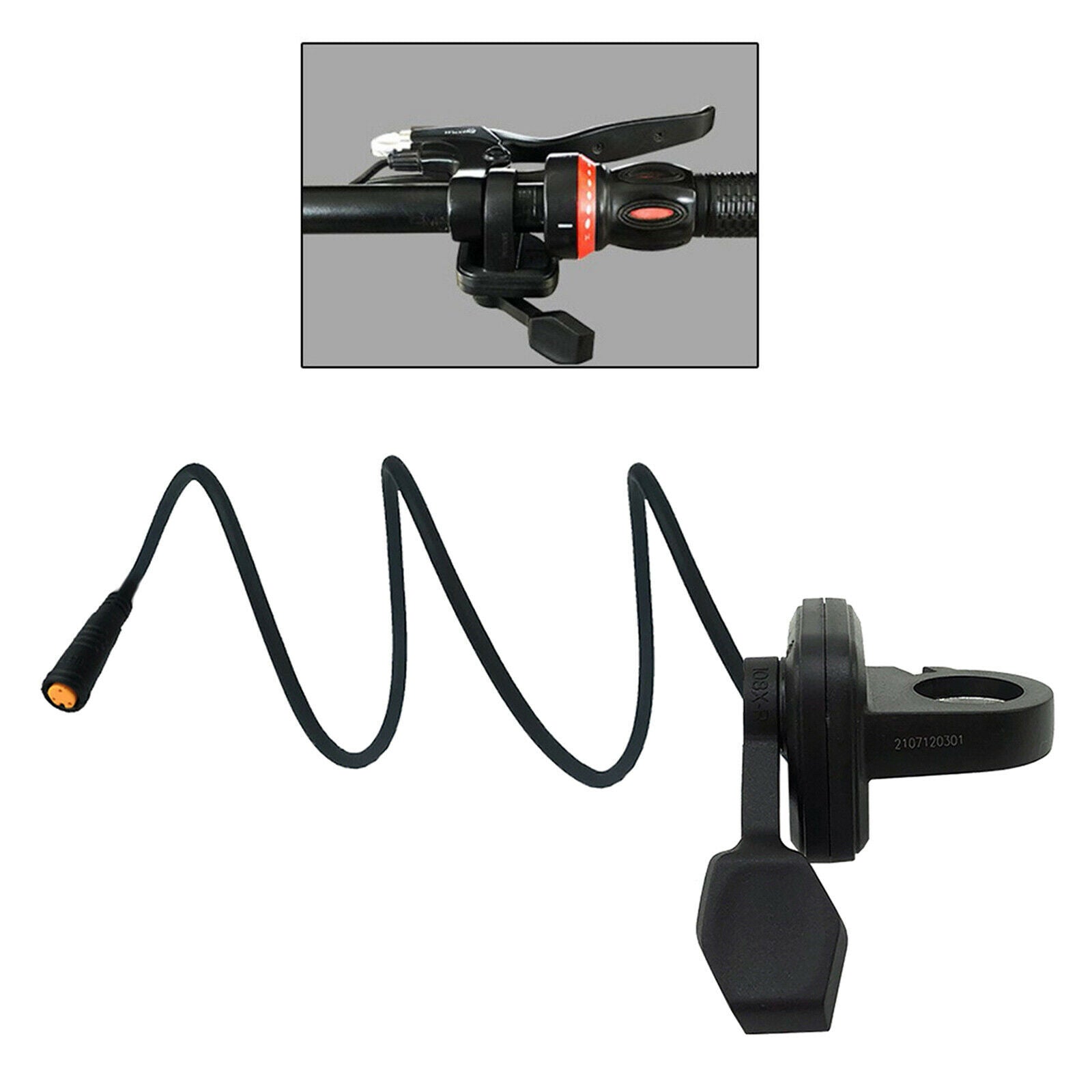 Universal Bike Finger Thumb Throttle 22.2mm 12-72V for Electric Bike Bicycle