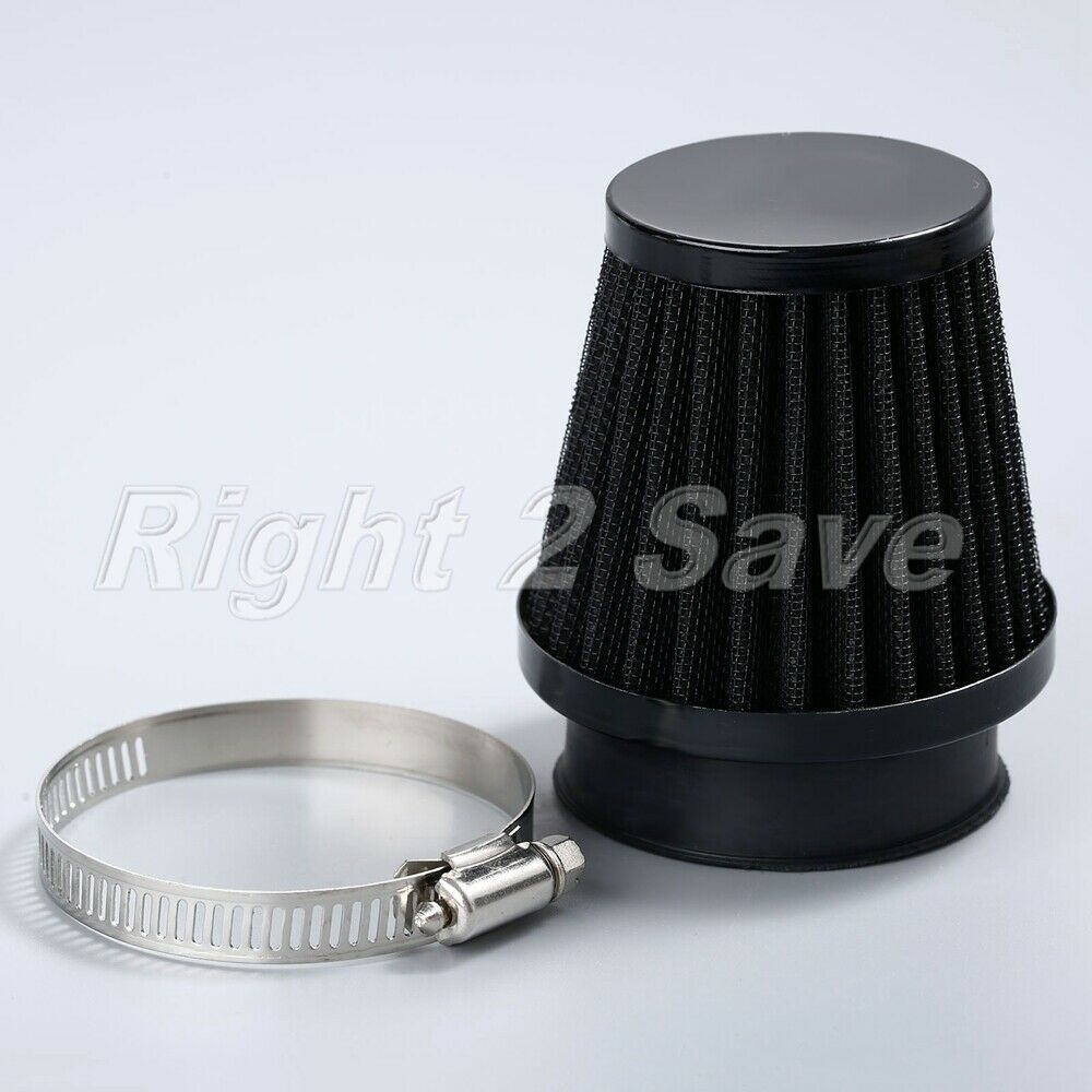 54mm Motorcycle for Minibike Scooter ATV Air Intake Filter Cleaner Rubber Metal